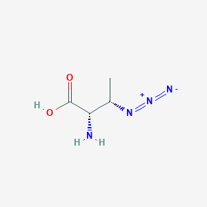 molecular formula C4H8N4O2 B8084740 (2S,3S)-2-amino-3-azidobutanoic acid 