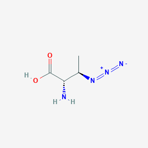 molecular formula C4H8N4O2 B8084741 (2S,3R)-2-amino-3-azidobutanoic acid 