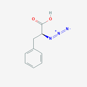 molecular formula C9H9N3O2 B8084750 (2S)-2-azido-3-phenylpropanoic acid 