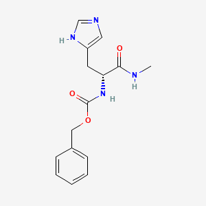 Benzyl N-[(2R)-3-(1H-imidazol-5-yl)-1-(methylamino)-1-oxopropan-2-yl]carbamate