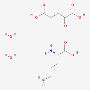 molecular formula C10H22N2O9 B8084979 L-Ornithine alpha-ketoglutarate(1:1) dihydrate 