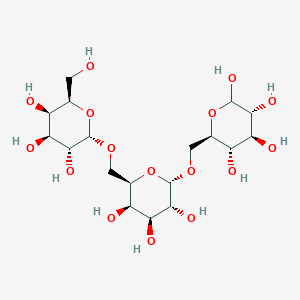 molecular formula C18H32O16 B8085003 D-Gal alpha 1->6D-Gal alpha 1->6D-Glucose 