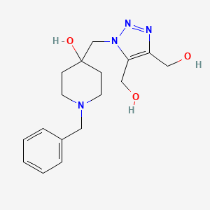 1-Benzyl-4-[[4,5-bis(hydroxymethyl)triazol-1-yl]methyl]piperidin-4-ol