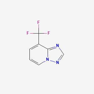 molecular formula C7H4F3N3 B8085127 8-(Trifluoromethyl)-[1,2,4]triazolo[1,5-a]pyridine 
