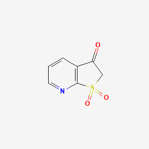 molecular formula C7H5NO3S B8085147 Thieno[2,3-b]pyridin-3(2H)-one 1,1-Dioxide 