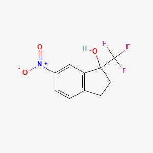 6-Nitro-1-(trifluoromethyl)-1-indanol