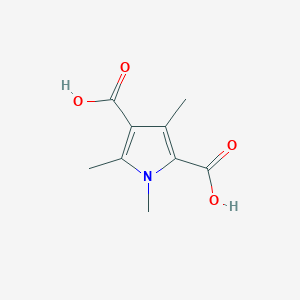 molecular formula C9H11NO4 B8085283 1,3,5-Trimethylpyrrole-2,4-dicarboxylic acid 