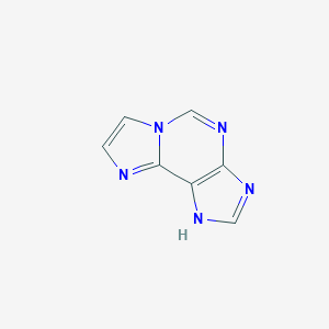 molecular formula C7H5N5 B080853 1,N6-乙烯腺嘌呤 CAS No. 13875-63-3