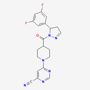 molecular formula C20H18F2N6O B8085333 (Rac)-GSK547 