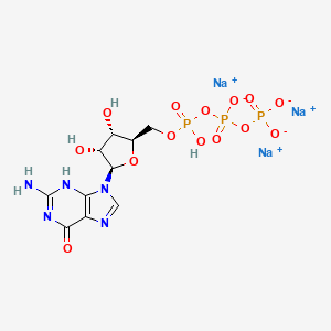 molecular formula C10H13N5Na3O14P3 B8085349 CID 16219405 