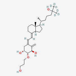 molecular formula C30H50O5 B8085373 Eldecalcitol-d6 