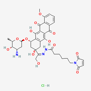 molecular formula C37H43ClN4O13 B8085402 MC-DOXHZN (hydrochloride) 