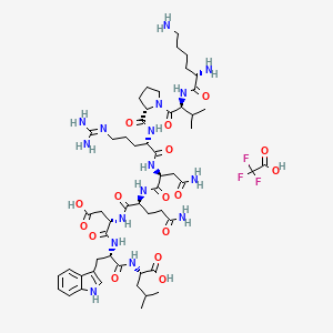 molecular formula C54H83F3N16O16 B8085429 Gp100 (25-33), human (TFA) 