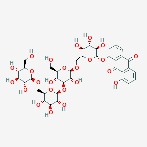 molecular formula C39H50O24 B8085431 大黄素四葡萄糖苷 