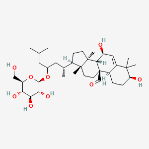 molecular formula C36H58O9 B8085440 苦瓜素II CAS No. 91590-75-9