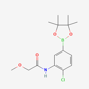 N-[2-chloro-5-(tetramethyl-1,3,2-dioxaborolan-2-yl)phenyl]-2-methoxyacetamide