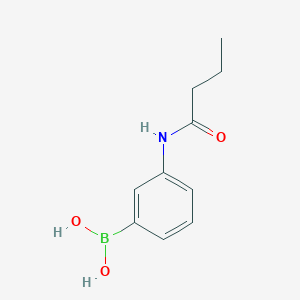 molecular formula C10H14BNO3 B8085553 (3-Butanamidophenyl)boronic acid 