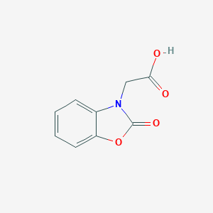 molecular formula C9H7NO4 B080856 (2-氧代-1,3-苯并恶唑-3(2H)-基)乙酸 CAS No. 13610-49-6