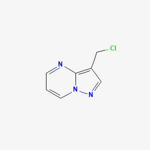 molecular formula C7H6ClN3 B8085668 3-(Chloromethyl)pyrazolo[1,5-a]pyrimidine 