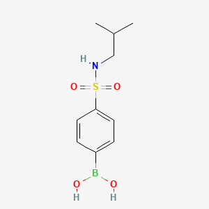 molecular formula C10H16BNO4S B8085709 (4-(N-Isobutylsulfamoyl)phenyl)boronic acid 