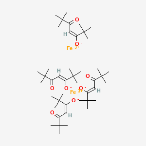 iron(3+);(Z)-2,2,6,6-tetramethyl-5-oxohept-3-en-3-olate;(E)-2,2,6,6-tetramethyl-5-oxohept-3-en-3-olate