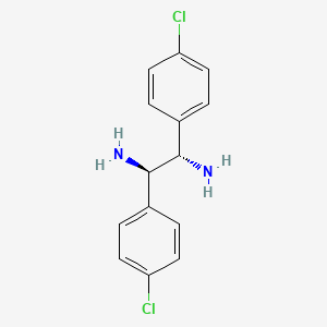 (1R,2S)-1,2-bis(4-chlorophenyl)ethane-1,2-diamine