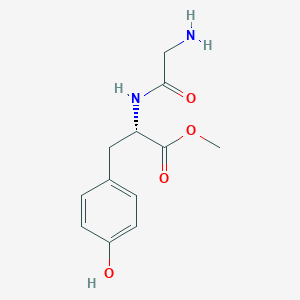 molecular formula C12H16N2O4 B8086120 Glycyl-l-tyrosin-methylester 