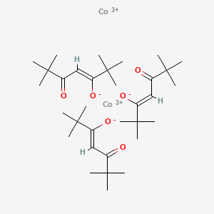 molecular formula C33H57Co2O6+3 B8086140 cobalt(3+);(Z)-2,2,6,6-tetramethyl-5-oxohept-3-en-3-olate 