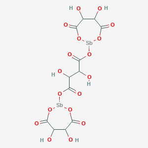 molecular formula C12H12O18Sb2 B8086165 Sb(v)-tartrat 