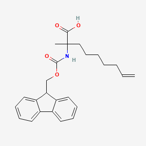 2-(9H-fluoren-9-ylmethoxycarbonylamino)-2-methylnon-8-enoic acid