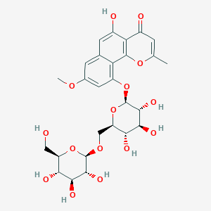 molecular formula C27H32O15 B8086183 Isorubrofusarin-6-O-|A-gentiobioside 