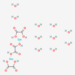 molecular formula C6H26O22Sm2 B8086210 三氧化二钐(III)-草酸-十水合物 