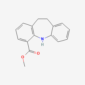 molecular formula C16H15NO2 B8086275 methyl 10,11-dihydro-5H-dibenzo[b,f]azepine-4-carboxylate 