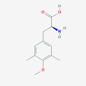 molecular formula C12H17NO3 B8086564 (2S)-2-amino-3-(4-methoxy-3,5-dimethylphenyl)propanoic acid 