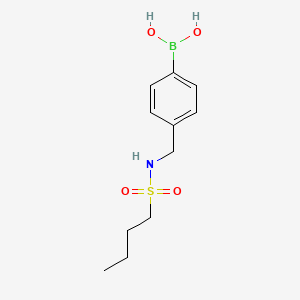 (4-(Butylsulfonamidomethyl)phenyl)boronic acid