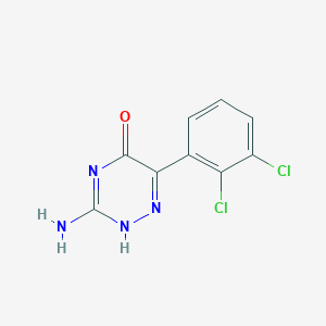 molecular formula C9H6Cl2N4O B8086643 CID 18329574 