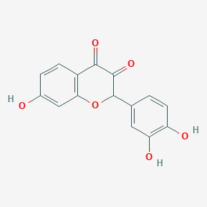 molecular formula C15H10O6 B8086711 2-(3,4-Dihydroxyphenyl)-7-hydroxy-2H-1-benzopyran-3,4-dione 