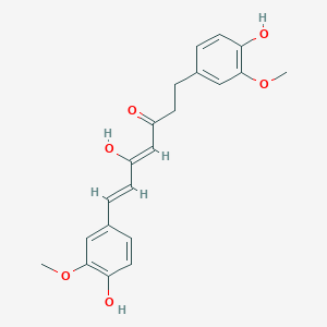 molecular formula C21H22O6 B8086804 (4Z,6E)-5-羟基-1,7-双(4-羟基-3-甲氧基苯基)-4,6-庚二烯-3-酮 