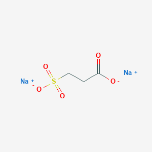 molecular formula C3H4Na2O5S B8086892 Sodium 3-sulfonatopropanoate 