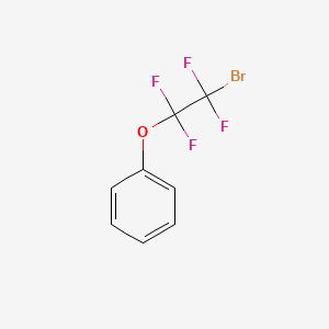 molecular formula C8H5BrF4O B8086933 (2-Bromo-1,1,2,2-tetrafluoroethoxy)benzene 