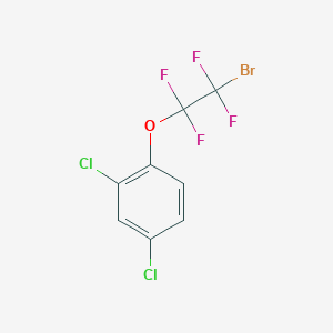 molecular formula C8H3BrCl2F4O B8086943 2,4-Dichlorophenoxytetrafluorobromoethane 