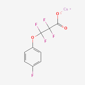 molecular formula C9H4CsF5O3 B8086952 Cesium;2,2,3,3-tetrafluoro-3-(4-fluorophenoxy)propanoate 