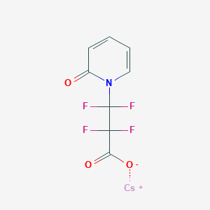 molecular formula C8H4CsF4NO3 B8086970 2-Pyridone-N-tetrafluoropropionic acid Cs salt 