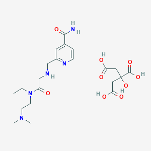 molecular formula C21H33N5O9 B8086999 KDOAM-25 (citrate) 