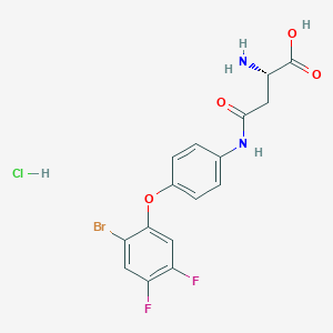 molecular formula C16H14BrClF2N2O4 B8087008 WAY-213613 (hydrochloride) 