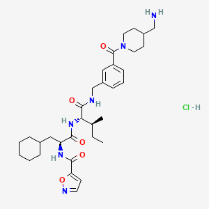 molecular formula C33H49ClN6O5 B8087040 GB-110（盐酸盐） 