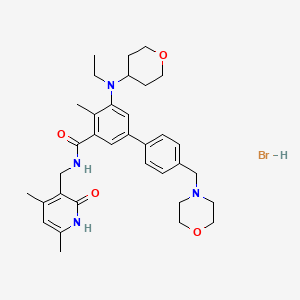 molecular formula C34H45BrN4O4 B8087094 Tazemetostat hydrobromide CAS No. 1467052-77-2