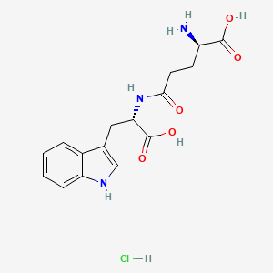 molecular formula C16H20ClN3O5 B8087104 Golotimod (hydrochloride) 