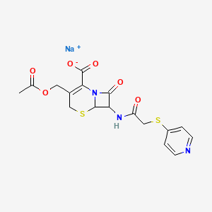 molecular formula C17H16N3NaO6S2 B8087116 CID 32325 