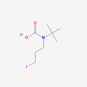 molecular formula C8H16INO2 B8087166 Tert-butyl(3-iodopropyl)carbamic acid 